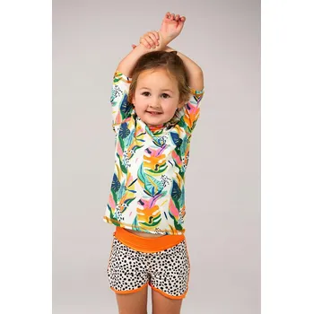 Dívčí tričko UV tričko pro dívku, velikost 122-128 (7-8 let), Ducksday, Moana, UPF 50+