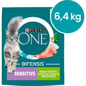 Krmivo pro kočku Purina ONE SENSITIVE krůta 8x800 g