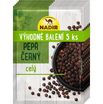 Koření Nadir Pepř černý celý 5ks
