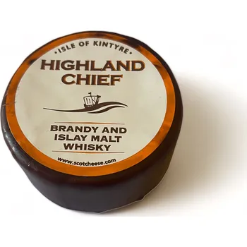 Isle of Kintyre Hihglanf Chief Baby Cheddar s příchutí whisky a brandy 200g