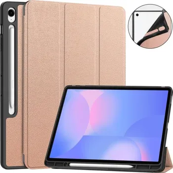 Pouzdro na tablet VSECHNONAMOBIL 107612 LEATHER Zaklápěcí kryt pro Samsung Galaxy Tab S10 FE+ růžový