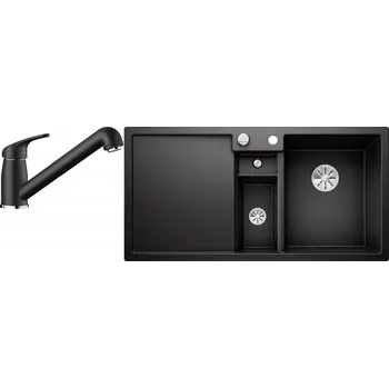 Granitový dřez Set RS Blanco Collectis 6 S + Blanco Daras-S (černá + černá)