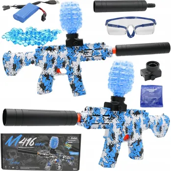 KARABIN AUTOMAT NA GELOVÉ KULIČKY PISTOLE AUTOMATICKÁ 7-8mm VODNÍ BEZPEČNÁ