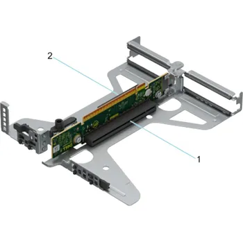 Server DELL Riser Config 2 Butterfly Gen4 Riser (x8/x8) PowerEdge R360 CK