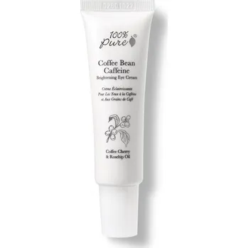 Péče o oční okolí 100% Pure Oční krém Káva 8 ml