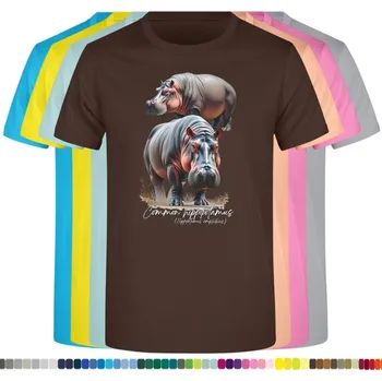 detske-levne-bavlnene-tricko-potisk-hrosi Barva: Chocolate - čokoládově hnědá, Dětská bavlněná trička JHK: S