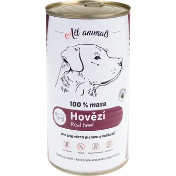 Krmivo pro psa All Animals a.s. All Animals DOG konz. Hovězí mleté 1200g