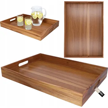 Podnos Cadro Dřevěný podnos na servírování 50x35x6