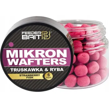 Boilies FEEDER BAIT mikron wafters 6 mm jahoda ryba