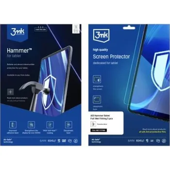 Telefonní příslušenství 3mk All-Safe - AIO PLUS fólie Hammer Cutting Mat - Tablet Plus do 15", 5 ks 5903108523523