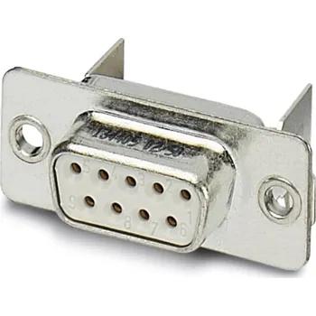 Elektrický konektor Phoenix Contact VS-09-BU-DSUB-LH-B 1654798 D-SUB zásuvková lišta 90 ° Pólů: 9 pájené 10 ks