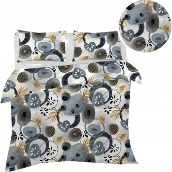 Povlečení HOTELOVÉ POVLEČENÍ 160x200 2x povlak na polštář, vzor: PICASSO ŠEDÉ