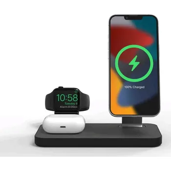 ZAGG Mophie Snap+ 3v1 bezdr. nabíjecí stojan - černá 401309756