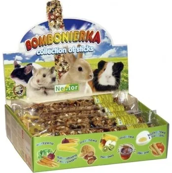 Krmivo pro hlodavce Pamlsky klasy Nestor 0,69 kg přírodní s vitamíny 12 ks pro hlodavce