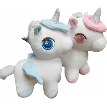 plyšák PLYŠOVÁ HRAČKA JEDNOROŽEC STAR UNICORN DVĚ BARVY 23CM E2213 EMAJ