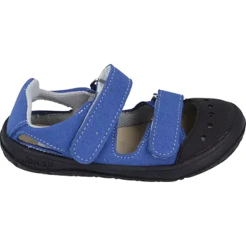 Dívčí sandály Jonap barefoot sandálky Fela modré mf 25