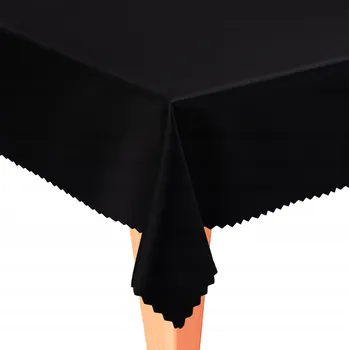 ubrus UBRUS odolný proti skvrnám POLSKÝ HLADKÝ SILNÝ 120x300 Černý Atłas