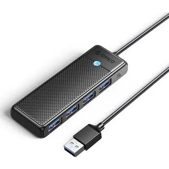 USB hub Orico | Orico PAPW4A-C3 HUB adaptér USB - 4x USB 3.0, černý