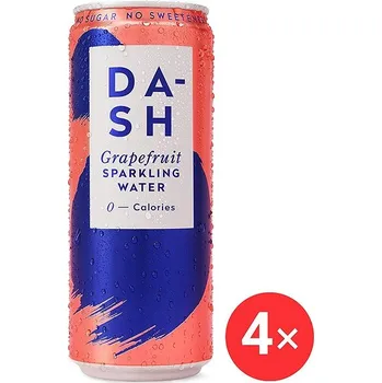 Voda DASH Perlivá voda grapefruit 4 x 330 ml