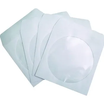 Obálka Obálky na CD s okénkem 124 x 127 mm, 100 ks
