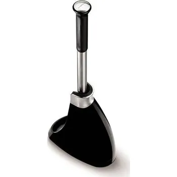 Sada koupelnových doplňků Simplehuman WC štětka, černá