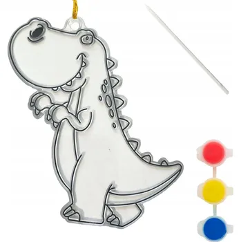kreativní sada Vitrážová Závěska K Vymalování Závěsky Kreativní Sada Děti Dinosaurus