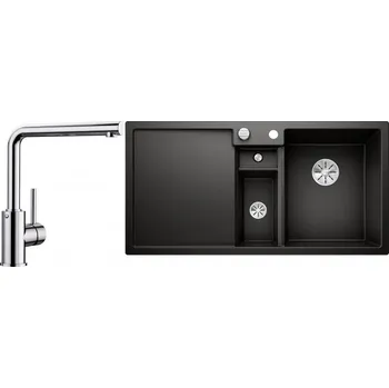 Granitový dřez Set RS Blanco Collectis 6 S + Blanco Mila (antracit + chrom)