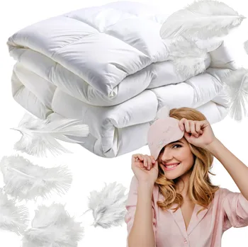 přikrývka Péřová Přikrývka 200x200 ZIMNÍ 3KG 100% Antialergická ZDRAVOTNÍ HŘEJIVÁ