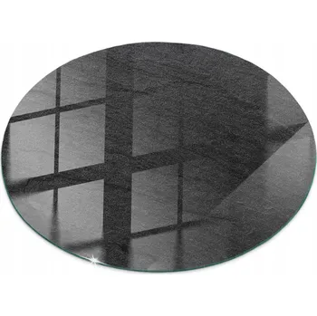 Konferenční stolek Kulatý deska stolu Tvrzené Sklo s konstrukcí z přírodního kamene 50 cm