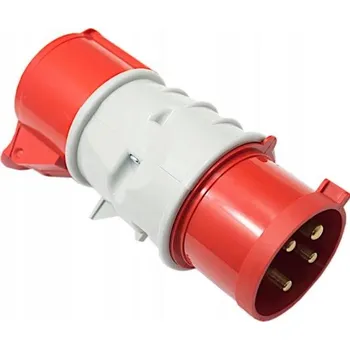 Elektrická zásuvka Adaptér zástrčky 2A/400V 3P+Z+GN na zásuvku 16A/400V 3P+Z IP44 Tarel