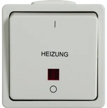 vypínač N & L 28387 Nouzový vypínač topení kompletní sada Na omítku bílá 1 ks