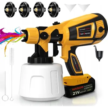 Stříkací pistole ELEKTRICKÁ PISTOLE NA MALOVÁNÍ ZDÍ AKUMULÁTOROVÁ STŘÍKACÍ PISTOLE