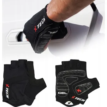 Cyklistické rukavice Cyklistické rukavice XTECH Sport Design M černé