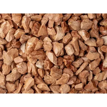 Obklad Kamenná drť (štěrk), Rosso Verona Velikost: 8-12 mm, balení: 25 kg pytel