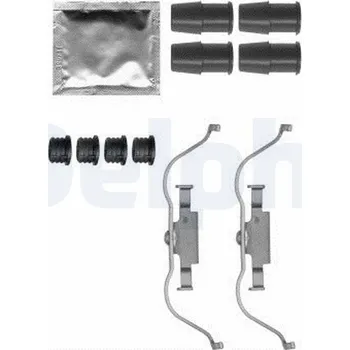 Přislušenství brzdového systému Sada příslušenství, obložení kotoučové brzdy DELPHI LX0573