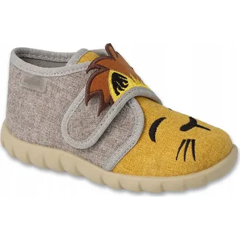 Dívčí obuv Befado dětské papuče na suchý zip, vícebarevné, velikost 22