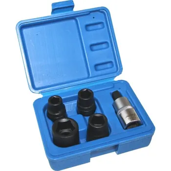 Hlavice na brzdové třmeny 1/2", 10 - 19 mm, sada 5 kusů - ASTA