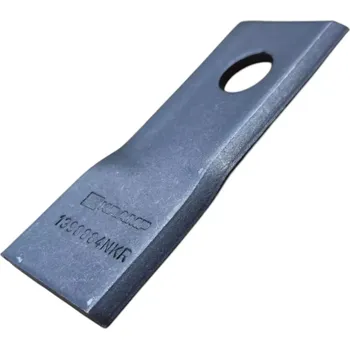KRAMP Nůž na rotační sekačku Krone, pravý – 118 × 50 × 4 mm, otvor 19 mm