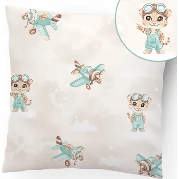 Povlak na dekorativní polštářek Povlak 40 x 40 polštáře Ankras