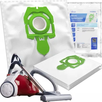 Sáček do vysavače Syntetický sáček do vysavače Sada sáčků do vysavače Zelmer, Fakir, Hanseatic 5 ks