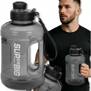 Láhev TRESSARI Motivační láhev 1600 ml lahev na pití nepropustná z TRITANU BPA FREE velká