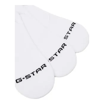 Pánské ponožky Kotníkové ponožky G-Star Raw AS_G-STAR_S_124_SS25 (3-PACK) Bílá 43_46