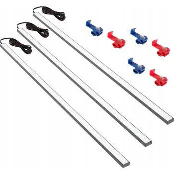 Osvětlení interiéru vozidel LED OSVĚTLENÍ DO AUTA, KABINY, NÁKLADOVÉHO PROSTORU DODÁVKY 3x25CM 24V