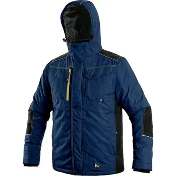 Pánská softshellová bunda BALTIMORE CXS bunda zimní pánská - tm.modrá - 2XL