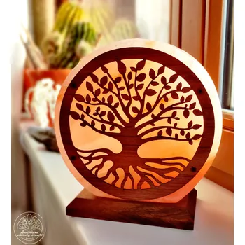 Solná lampa Himalájská solná lampa - Strom života 22x20cm, 5kg s LED osvětlením KřídlAndělů