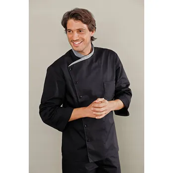 Gastro oděv Kuchařská bunda pánská černá knoflíky barevné Krátký rukáv VELIKOST 54