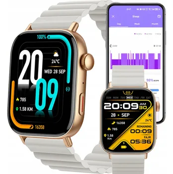 Chytré hodinky Chytré Hodinky Colmi C8 Max Gold Mag bílé