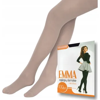 Dámské oblečení Hladké Punčocháče Romartex EMMA 100 DEN šedé Macchiato, velikost 3