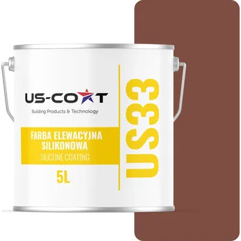 Barva ve spreji SILIKONOVÁ BARVA BARVA TMAVĚ HNĚDÁ F326 UV 5L VÝROBCE