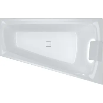 Vana Riho Still Smart LED rohová vana 170x110 cm Levostranná bílá B102003005